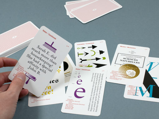 Jeu de 9 familles typographiques - Éditions 205