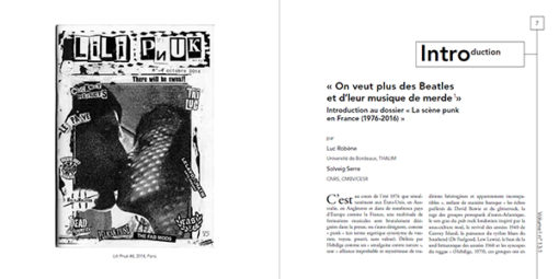 Volume ! n° 13-1 – La scène punk en France