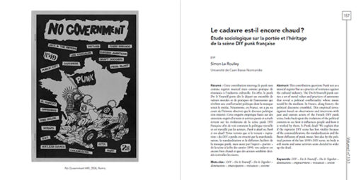 Volume ! n° 13-1 – La scène punk en France