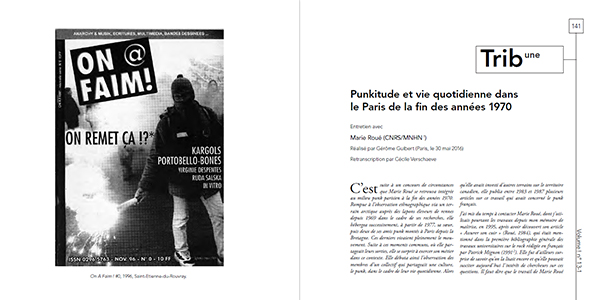 Volume ! n° 13-1 – La scène punk en France