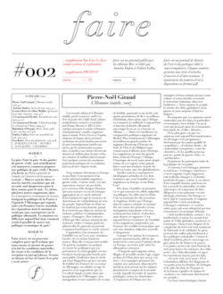 faire # 002