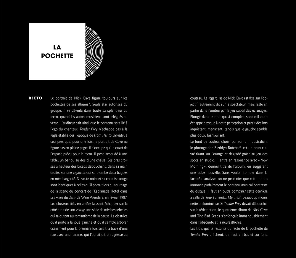 Nick Cave and The Bad Seeds Tender Prey - François Girodineau – Image 4