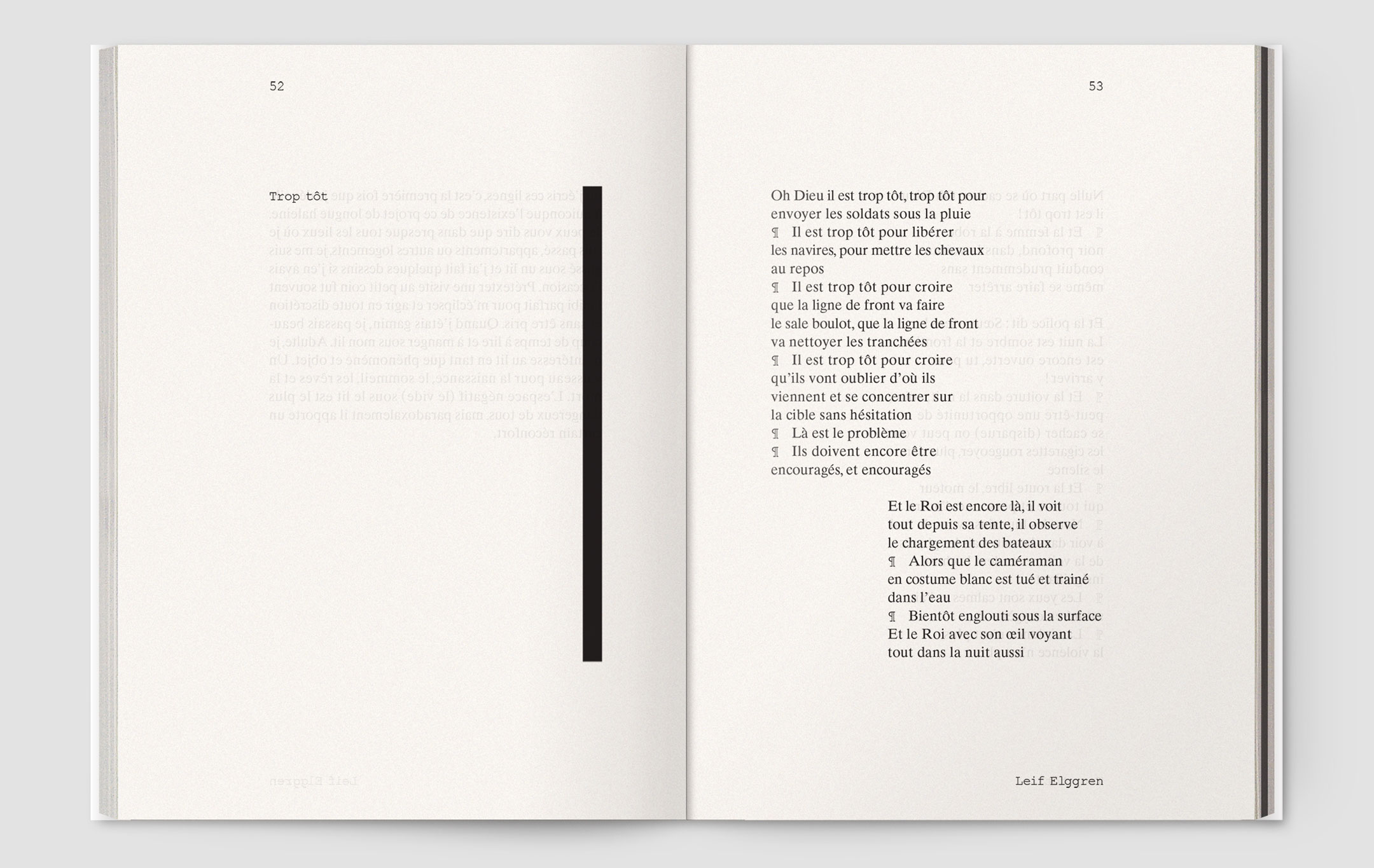 Un peu comme voir dans la nuit - Leif Elggren + CD – Image 3