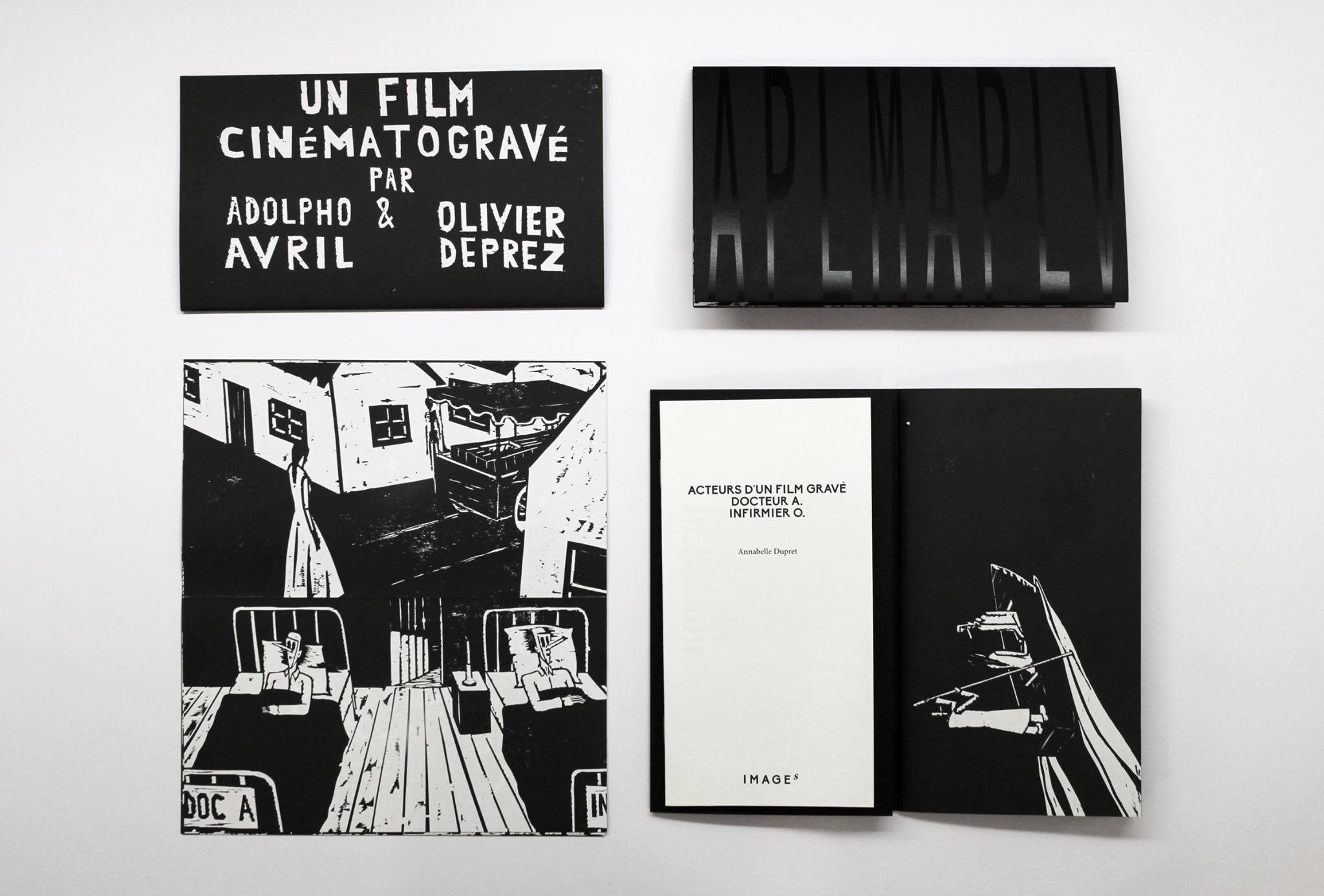 Acteurs d'un film gravé. Docteur A. Infirmier O. - Annabelle Dupret, Olivier Deprez et Adolpho Avril – Image 4