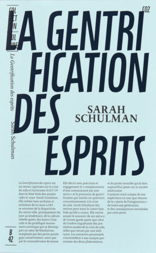 La gentrification des esprits - Sarah Schulman