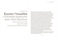 Max Neuhaus - Les pianos ne poussent pas sur les arbres – Image 2