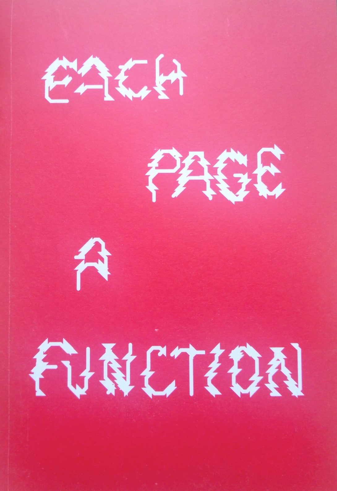 Each Page A Function - Raphaël Bastide