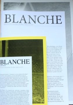Blanche n°4 - Eric Watier