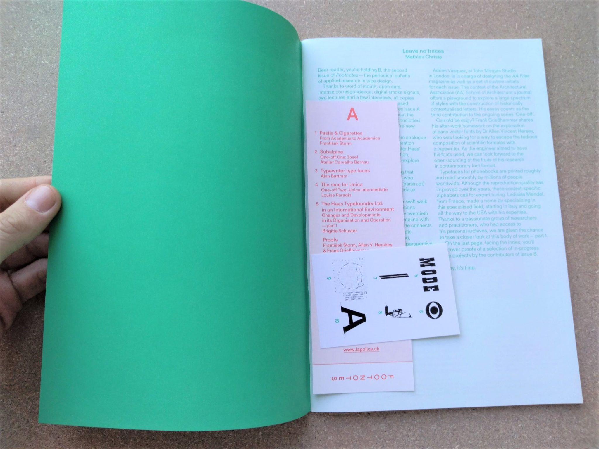 Footnotes - Issues B – Image 2