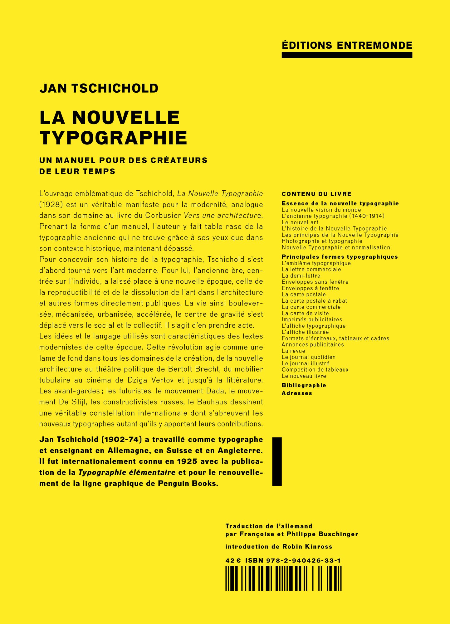La nouvelle typographie - Jan Tschichold