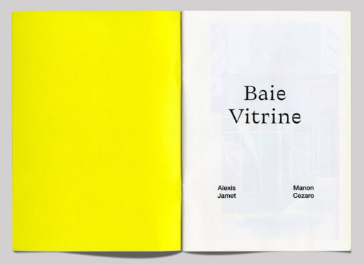 Baie Vitrine - Manon Cézaro, Alexis Jamet – Image 2