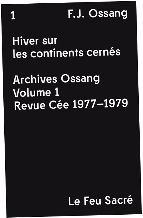 Hiver sur les continents cernés - F.J. OSSANG