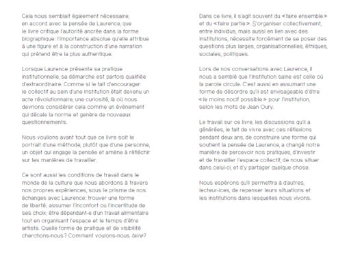 Ce que Laurence Rassel nous fait faire - Laurence Rassel – Image 2