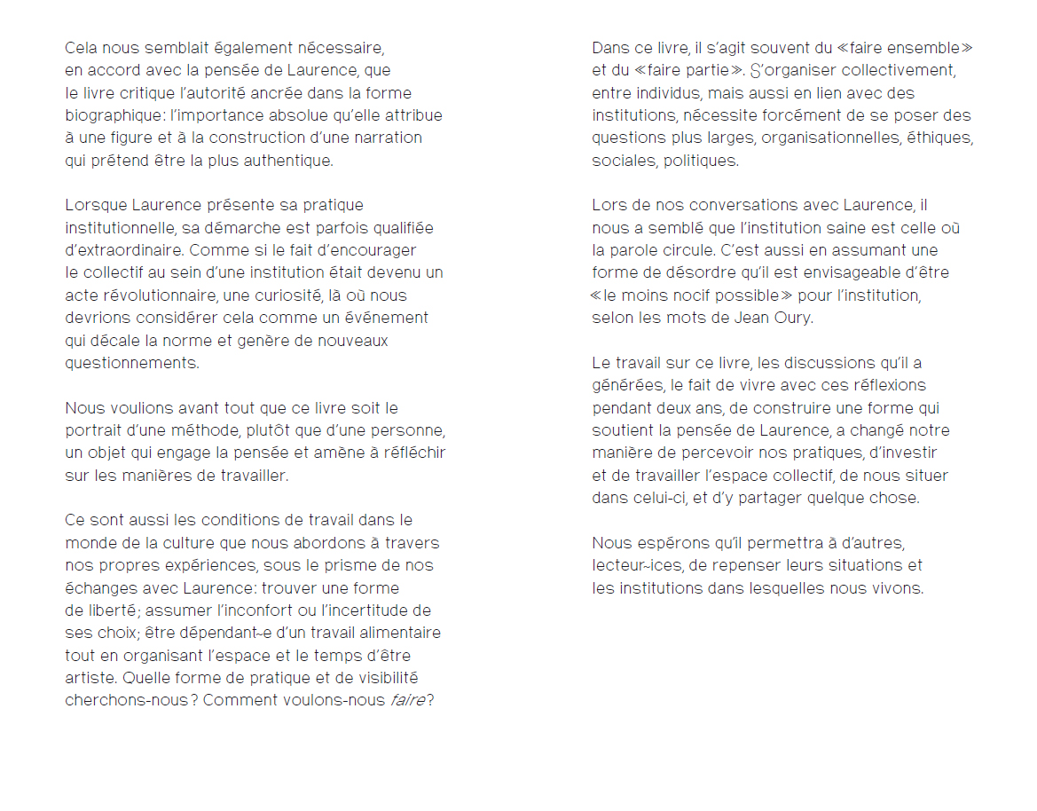 Ce que Laurence Rassel nous fait faire - Laurence Rassel – Image 2