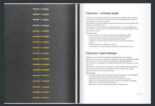 Reliure crisscross. Crisscross binding - Anne Goy – Image 2
