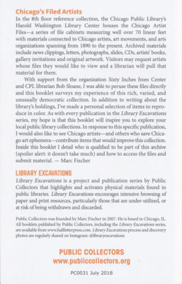 Library Excavations #9 : Chicago's filed artists – Image 7