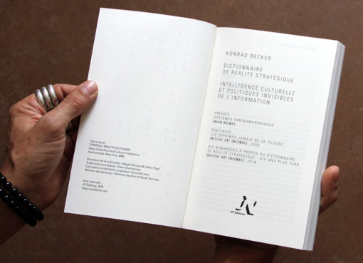 Konrad Becker - Dictionnaire de réalité stratégique – Image 4