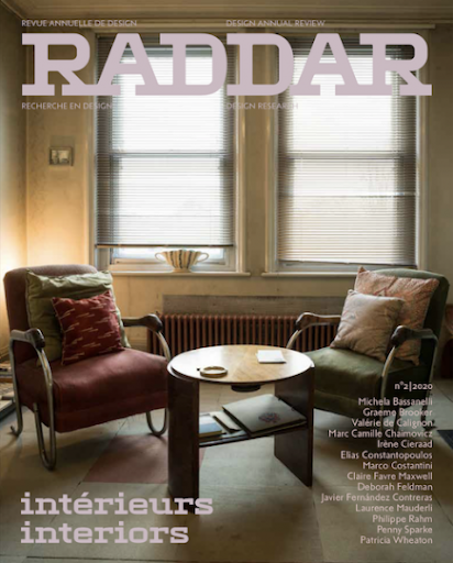 RADDAR#2 : Intérieurs / Interiors - Penny Sparke (dir. sc.)