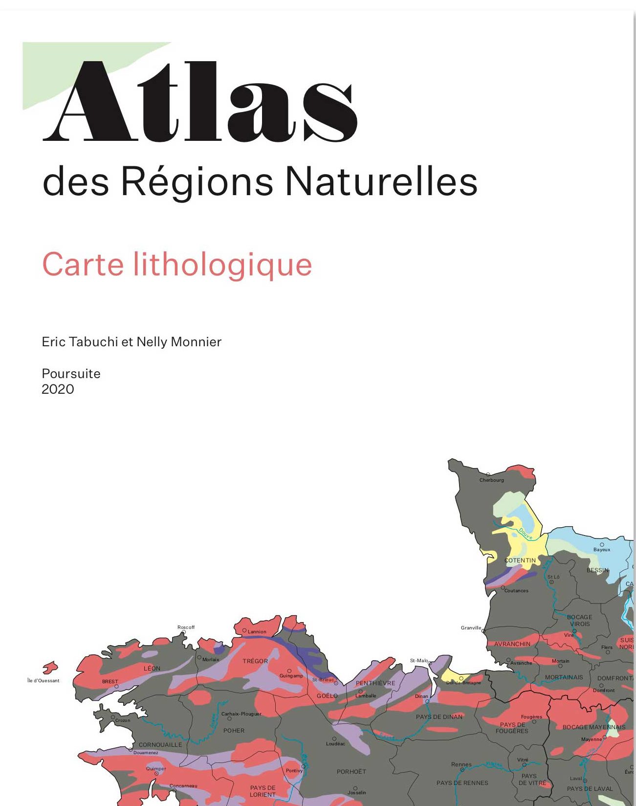 Atlas des Régions Naturelles Carte lithologique - Eric Tabuchi & Nelly Monnier