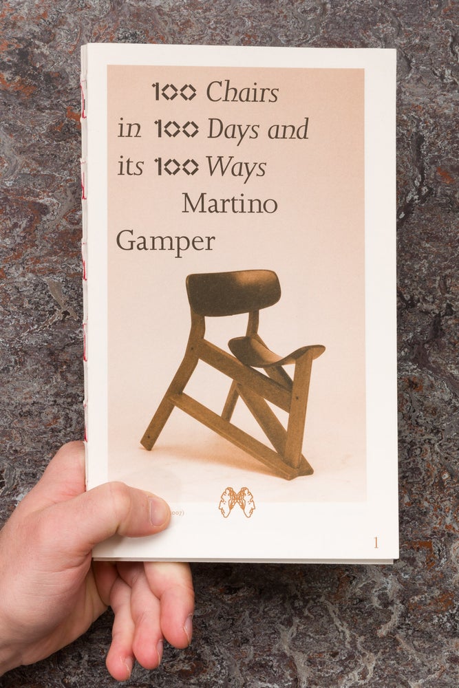 100 Chairs in 100 Days and its 100 Ways — Martino Gamper