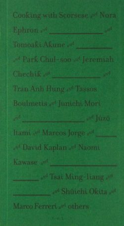 Cooking with Scorsese and Others Volume 3 by Hato Press