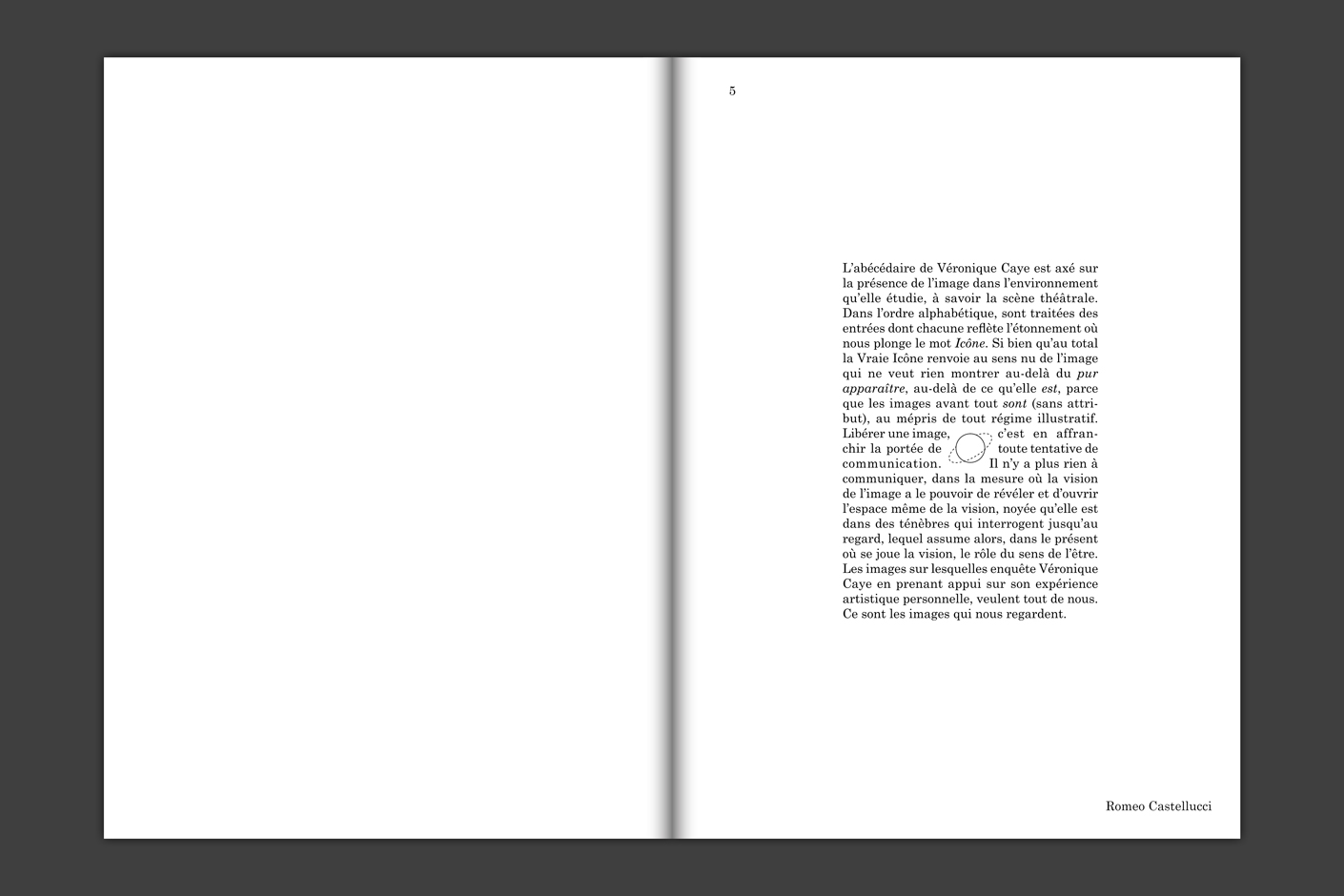 Vera Icona, Abécédaire de l’image scène — Véronique Caye – Image 2