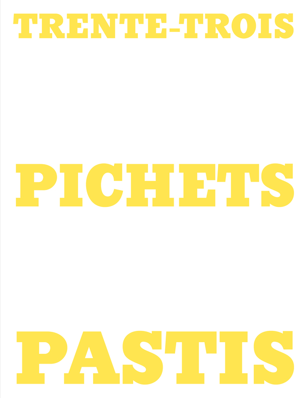 Trente-Trois Pichets Pastis - Rui Camilo