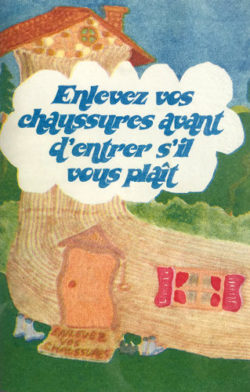 Enlevez vos chaussures avant d'entrer s'il-vous plaît - Sarah-Louise Barbett