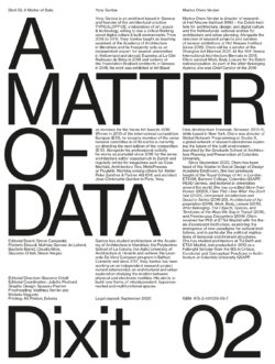Dixit n° 02 – A Matter of Data - Yony Santos, Marina Otero Verzier