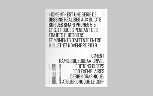 BIC008 Ciment - Kamil Bouzoubaa-Grivel – Image 3