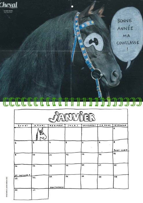 Calendrier 2023 Passion chevals - Nils Bertho – Image 2