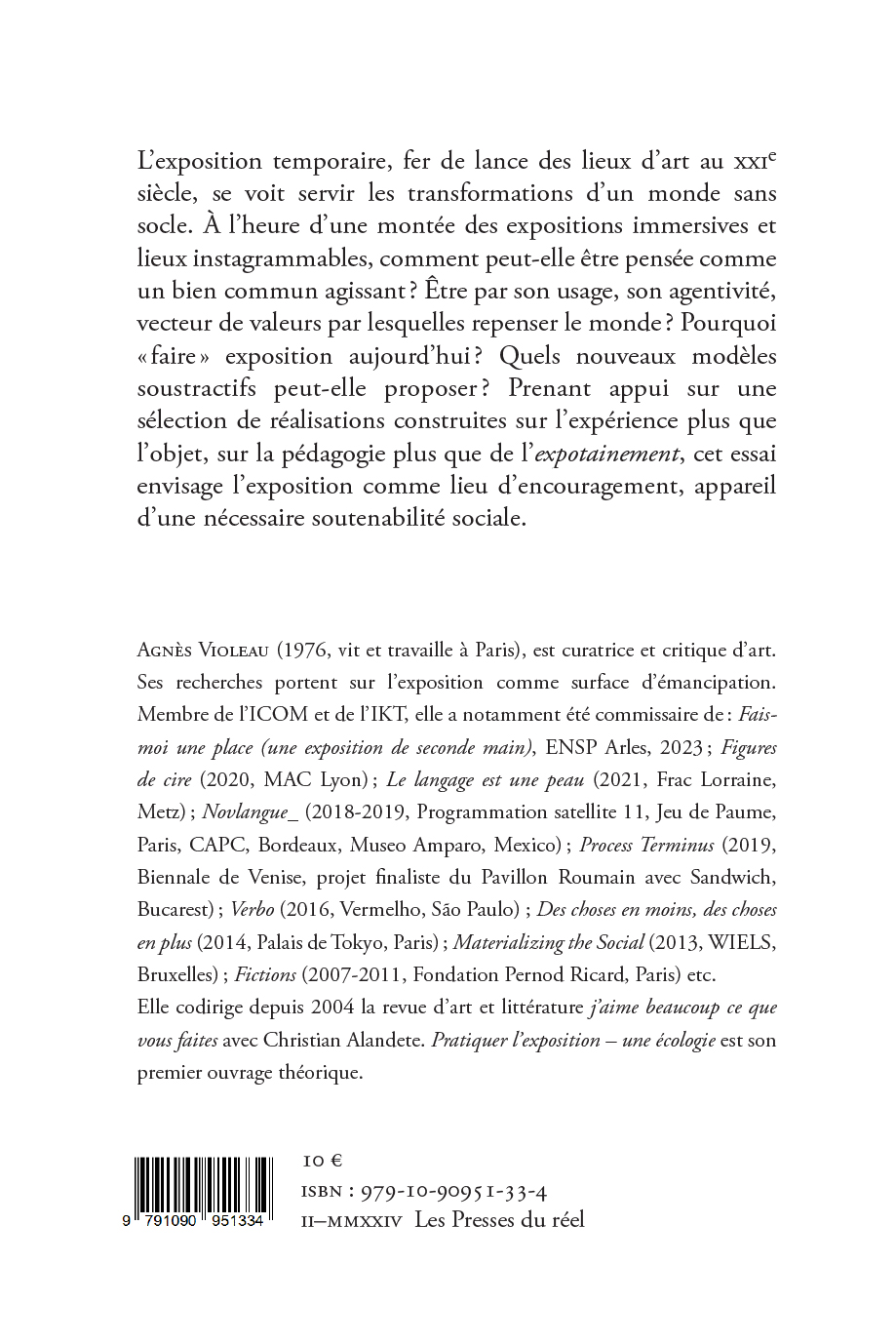 Pratiquer l'exposition – Une écologie - Agnès Violeau – Image 2