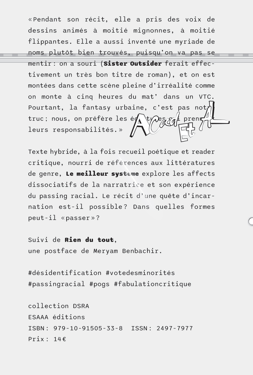 Le Meilleur Système - Anne-Sarah Huet – Image 2