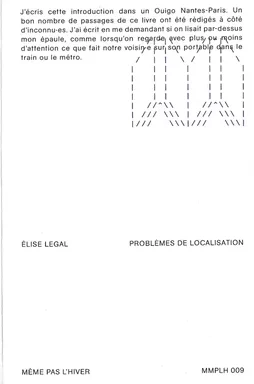 Problèmes de localisation - Élise Legal