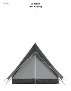 Typologie – La tente de camping
