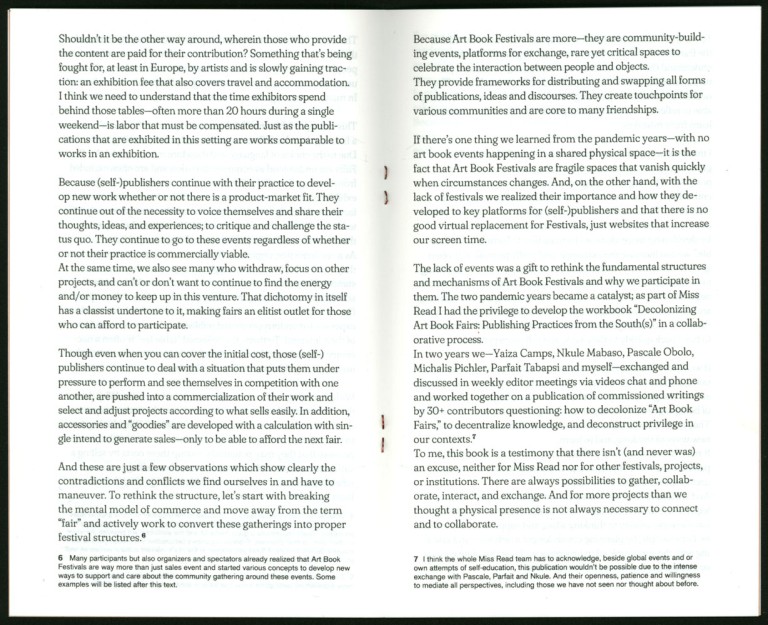 The Future of Art Book Festivals - Gloria Glitzer, Moritz Grünke – Image 3
